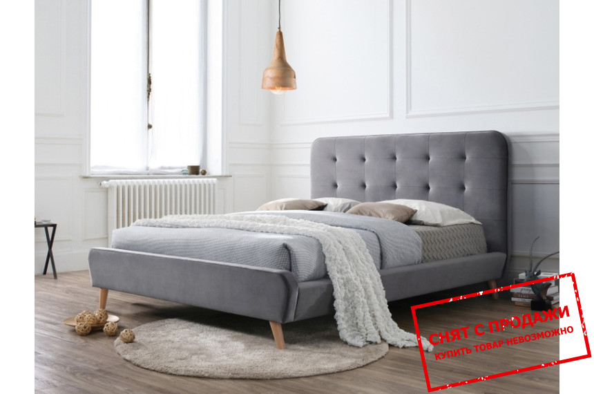 Кровать двуспальная Signal Tiffany velvet 160х200