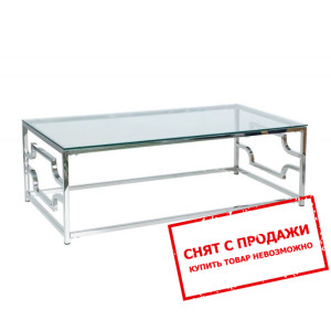 Стол журнальный Signal Versace A Прозрачный/хром...