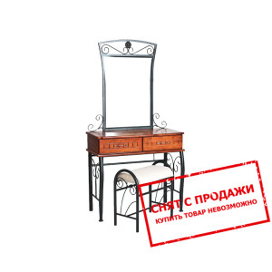 Туалетный стол с зеркалом и пуфом Signal Sophia ...