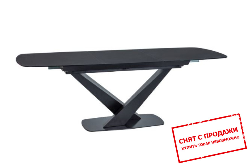 Стол раскладной Signal Cassino I 160x90/220 Черный