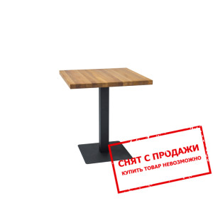 Стол обеденный Signal Puro 70x70 Массив дуб/черный...