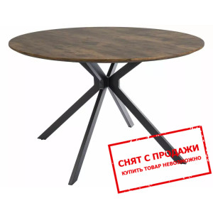 Стол обеденный Signal ASTER 120х120 Винтажный орех...
