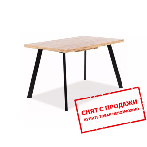 Стол раскладной Signal BRICK 120x80/160 Дуб артиза...