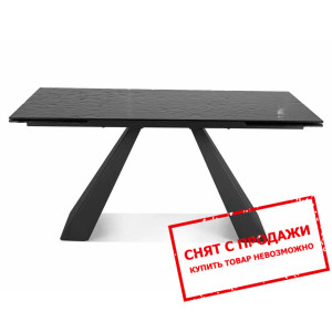 Стол раскладной Signal SALVADORE 160x90/240 Черный...