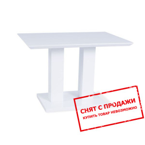 Стол обеденный Signal Tower 110x75 Белый лак...