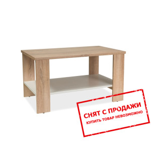 Стол журнальный Signal Lara Дуб сонома/белый...