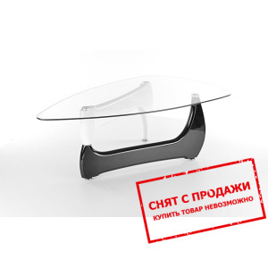 Стол журнальный Signal Omega черный/белый...