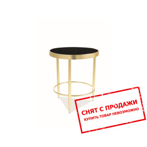 Стол журнальный Signal Mystic C Черный/золотой...