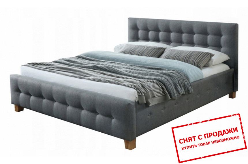 Кровать двуспальная Signal Barcelona Velvet 160х200