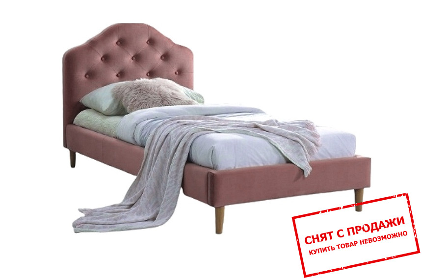 Кровать (с ламелями) Signal Chloe Velvet 90x200 односпальная