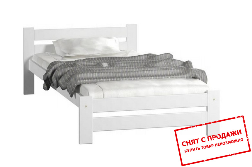 Кровать деревянная (с ламелями) двухспальная Venger Эко-5 140х200