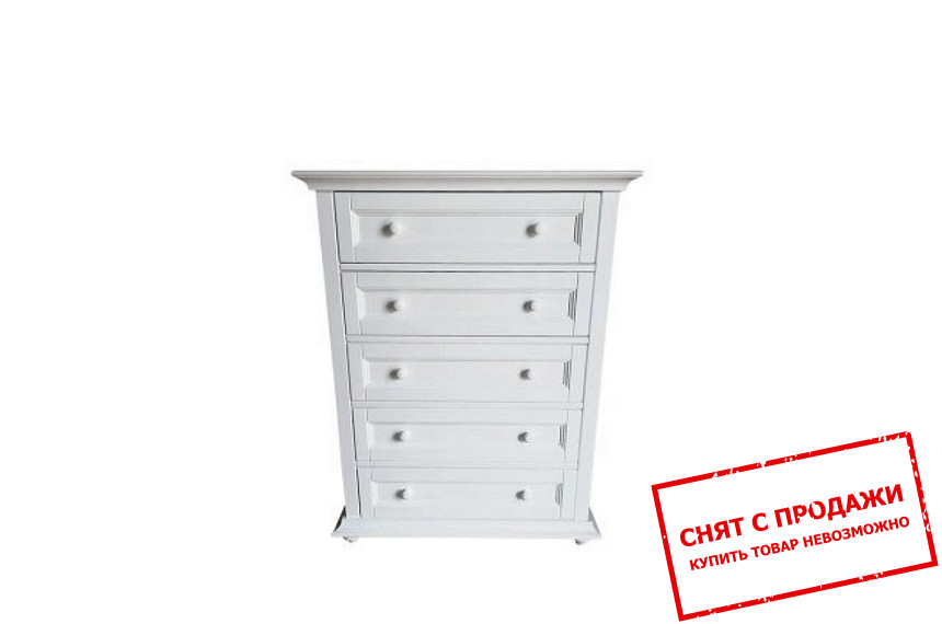 Комод деревянный Venger Елизавета с 5 ящиками