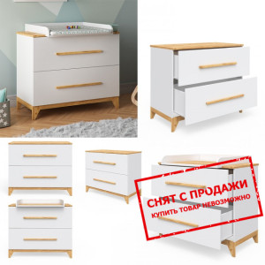 Комод деревянный Venger Мила с пеленальным столико...
