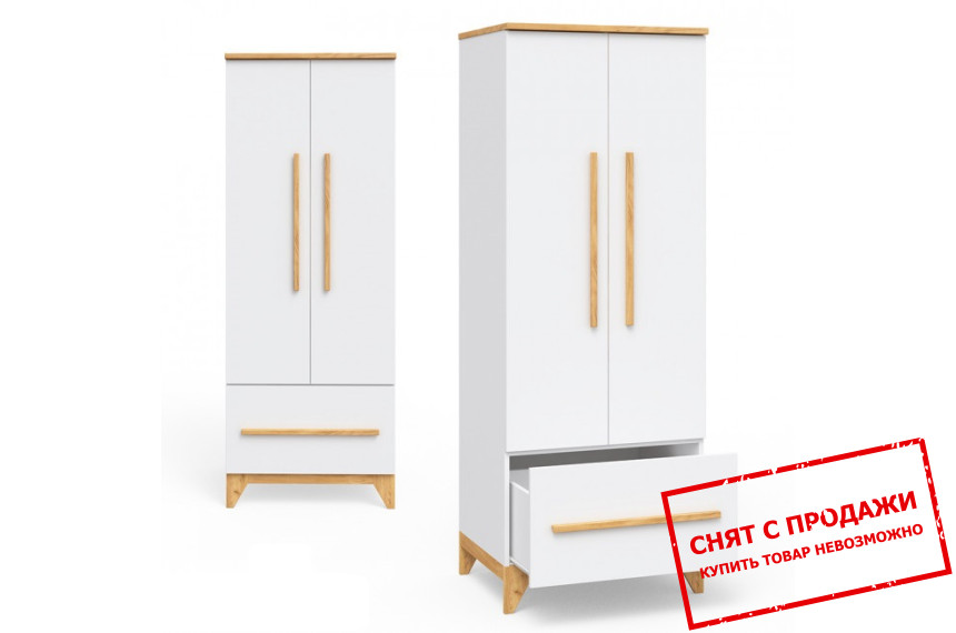 Шкаф комбинированный деревянный Venger Мила 2-дверный