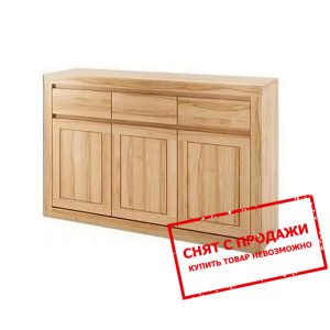 Комод деревянный Venger Соната 3-дверный с 3 ящика...