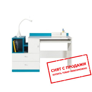 Стол письменный Моби Нимфеа альба/Морская волна BI...