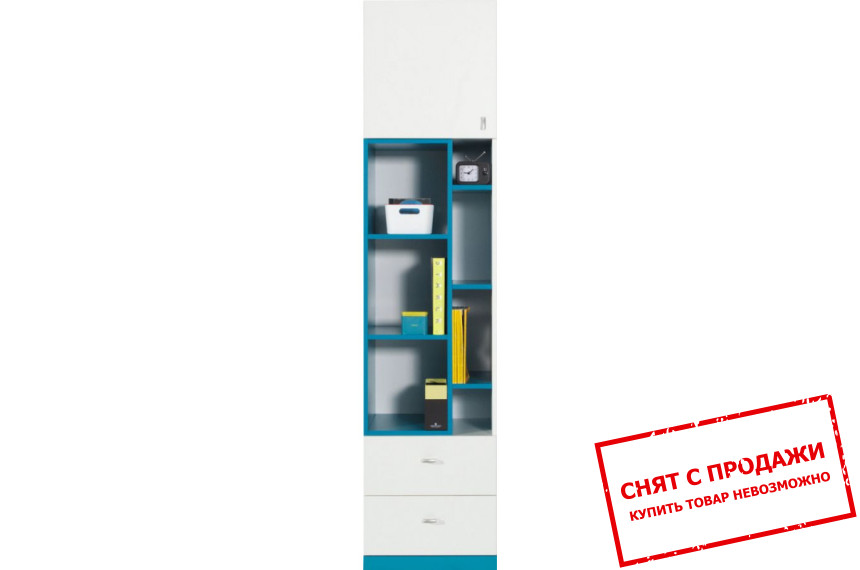 Пенал Моби Нимфеа альба/Морская волна REG1D2SO Гербор