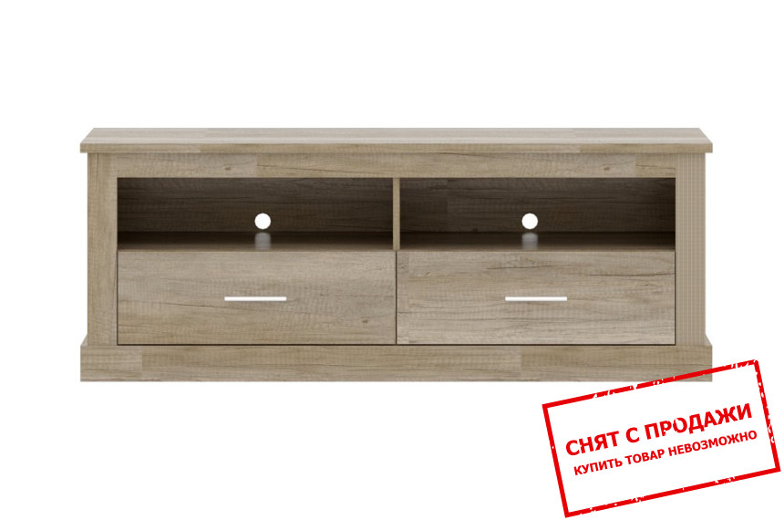 Тумба под ТВ Хелен / Helen RTV2S Гербор с 2 ящиками Дуб корабельный