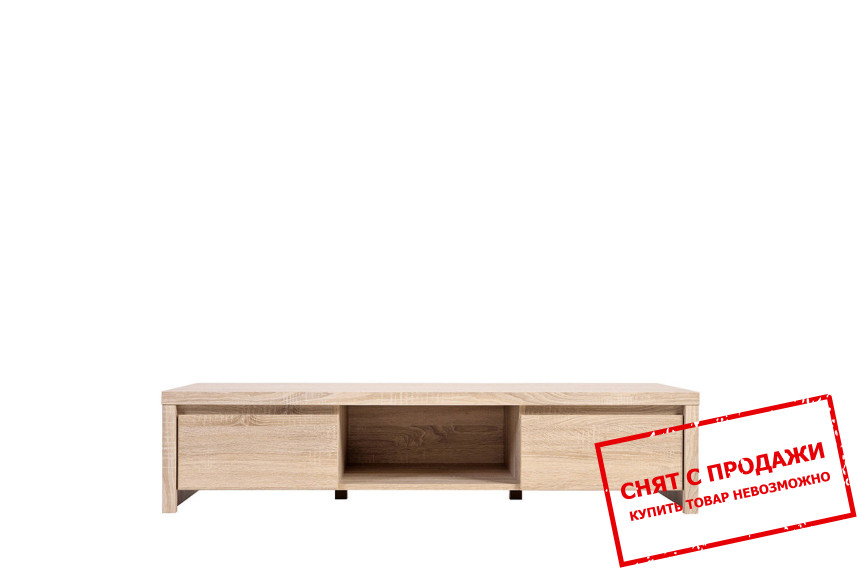 Тумба под ТВ Каспиан / Kaspian RTV2S/14 БРВ с 2 ящиками Дуб сонома