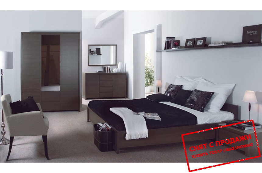 Набор мебели в спальню Каспиан Венге 1 / Kaspian Venge 1 БРВ Дуб милано тёмный