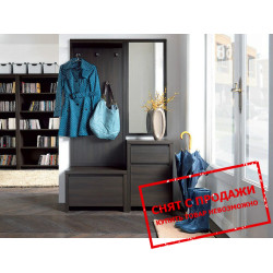 Модульная прихожая Каспиан / Kaspian Дуб милано тёмный Мебель БРВ