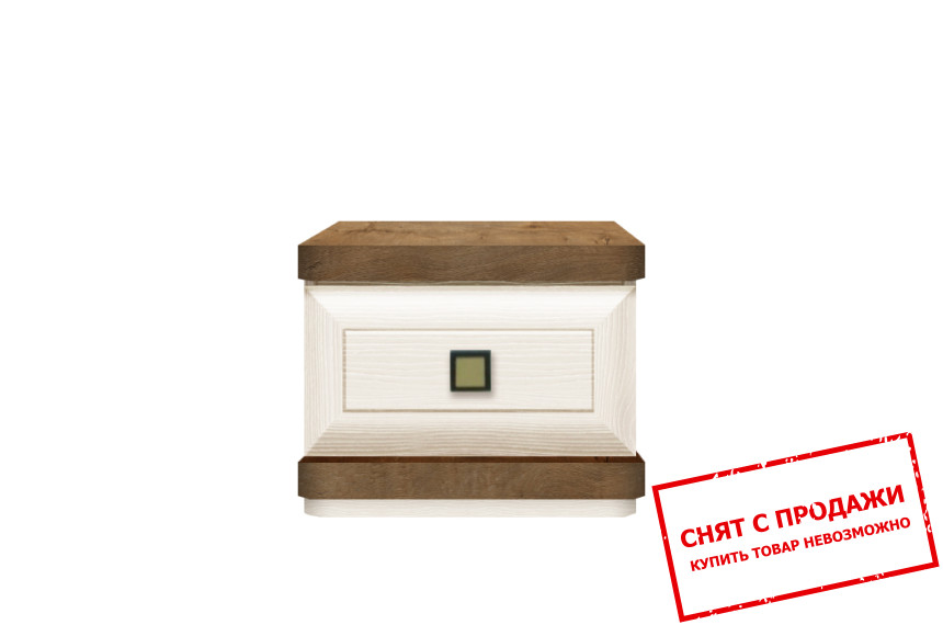 Тумба прикроватная Орегон / Oregon KOM1S БРВ с 1 ящиком Сосна аризонская/дуб больцано