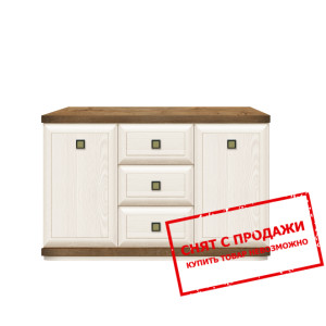 Комод Орегон / Oregon KOM2D3S БРВ 2-дверный с 3 ящиками Сосна аризонская/дуб больцано