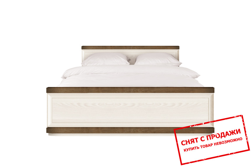Кровать (каркас) Орегон / Oregon LOZ/160 БРВ двухспальная Сосна аризонская/дуб больцано
