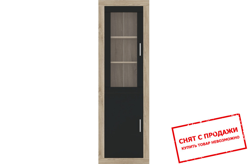 Витрина Сара Дуб сонома/антрацит REG1W1D Гербор