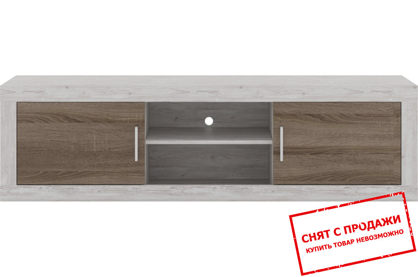 Тумба под ТВ Сара Сосна каньон/дуб сонома трюфель RTV180 Гербор