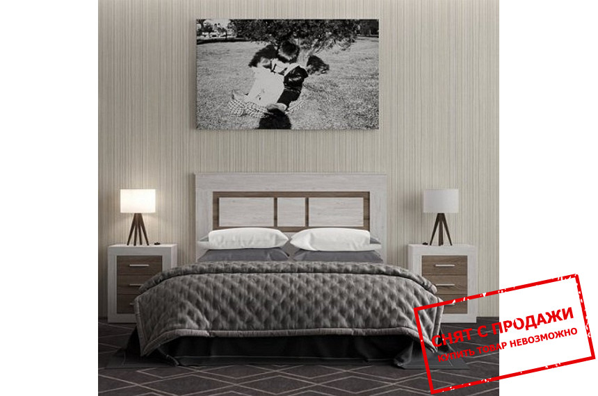 Набор мебели в спальню Сара / Sara Гербор Сосна каньон/дуб сонома трюфель