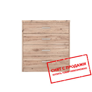 Комод Шанталь / Shantal KOM4S Гербор с 4 ящиками Дуб санремо светлый