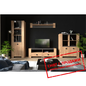 Стенка в гостиную Шелби / Shelbi Гербор Дуб крафт ...