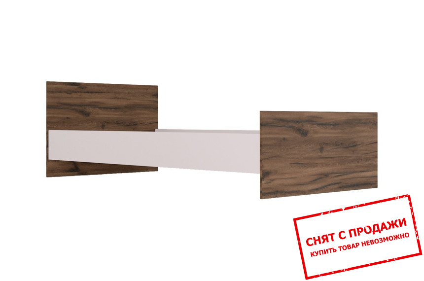 Кровать (каркас) Симпл / Simple LOZ90 БРВ односпальная Кашемир/вяз либерти светлый