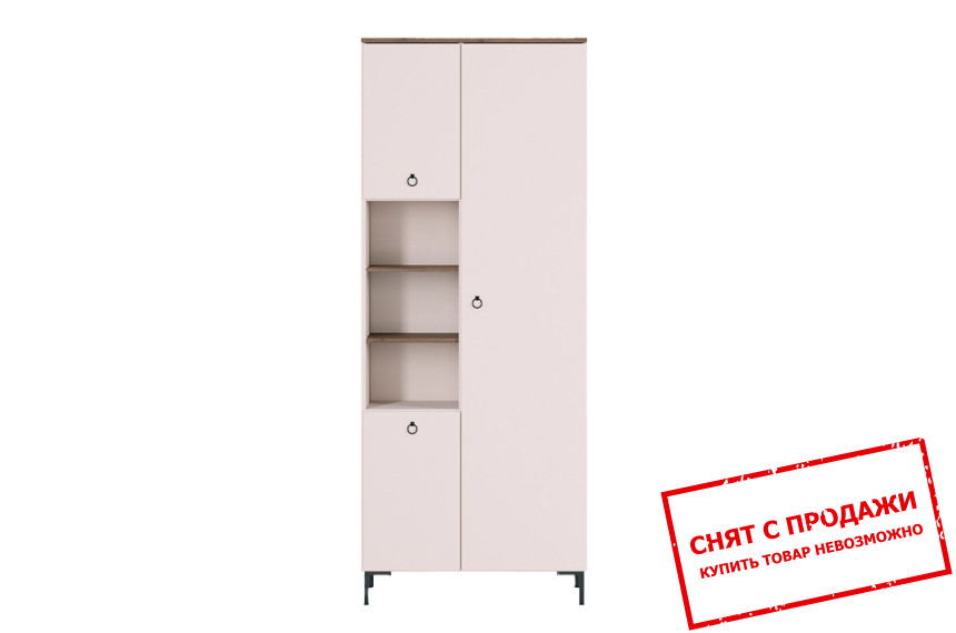 Шкаф комбинированный Симпл / Simple REG3D БРВ 3-дверный Кашемир/вяз либерти светлый