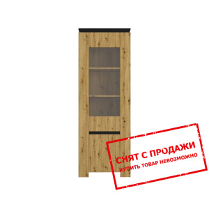 Витрина Томас / Tomas REG1W1D Гербор 2-дверная Дуб...