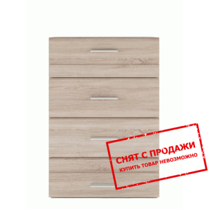 Комод Вушер Дуб сонома KOM4S/60 Гербор