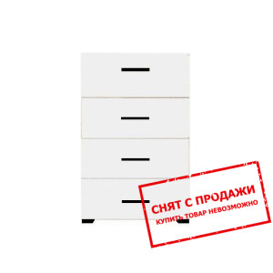 Комод Вушер Нимфеа альба/белый глянец KOM4S/60 Гербор