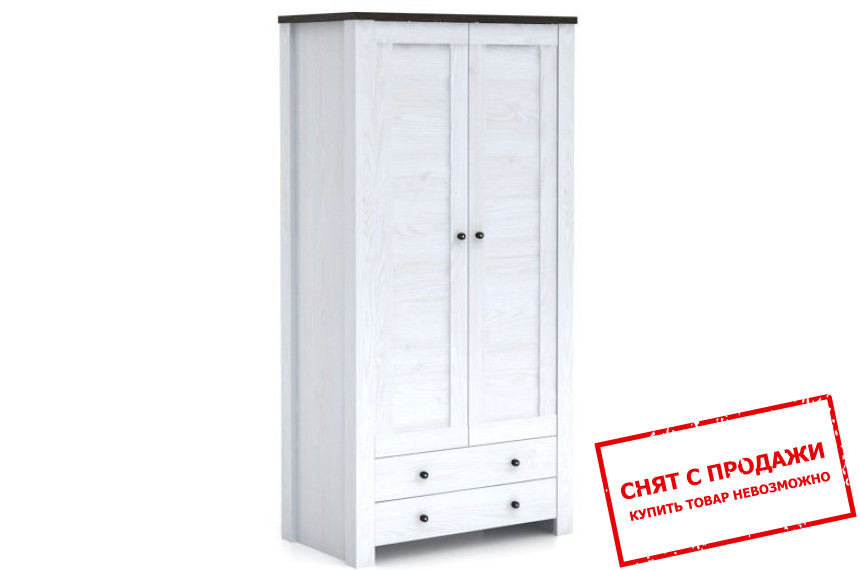 Шкаф платяной Антверпен SZF2D2S БРВ