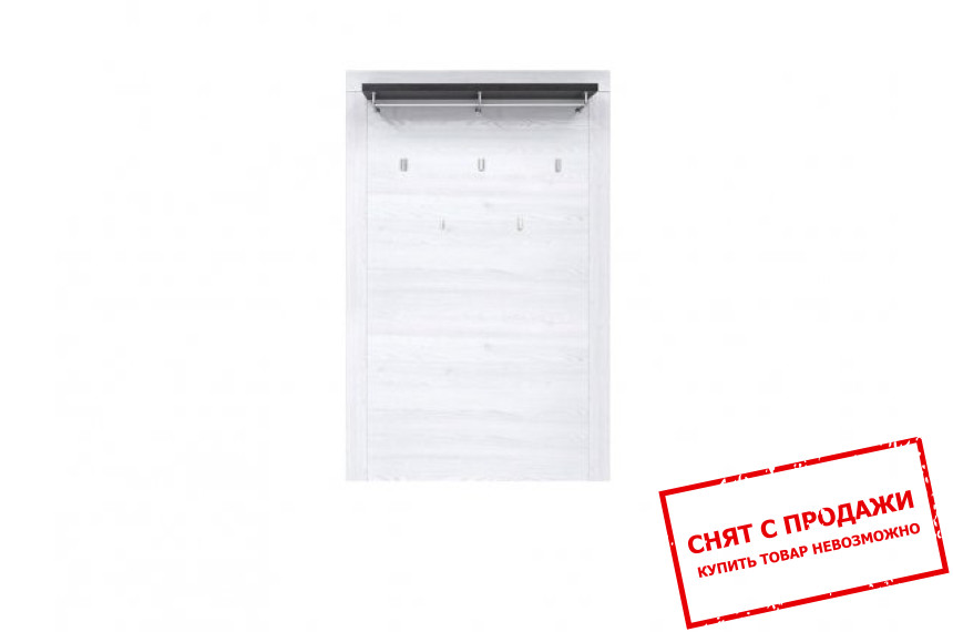 Вешалка Антверпен / Antverpen 16/10 БРВ настенная Ясень снежный/дуб мореный