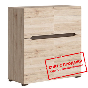 Тумба Эльпасо / Elpasso KOM4D Гербор 4-дверная Дуб...