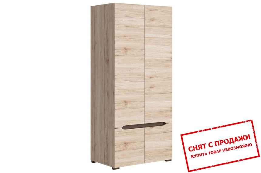 Шкаф платяной Эльпасо / Elpasso SZF4D Гербор 4-дверный Дуб санремо светлый