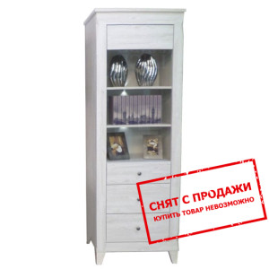 Витрина Граф REG1W2S Гербор 1-дверная с 2 ящиками ...