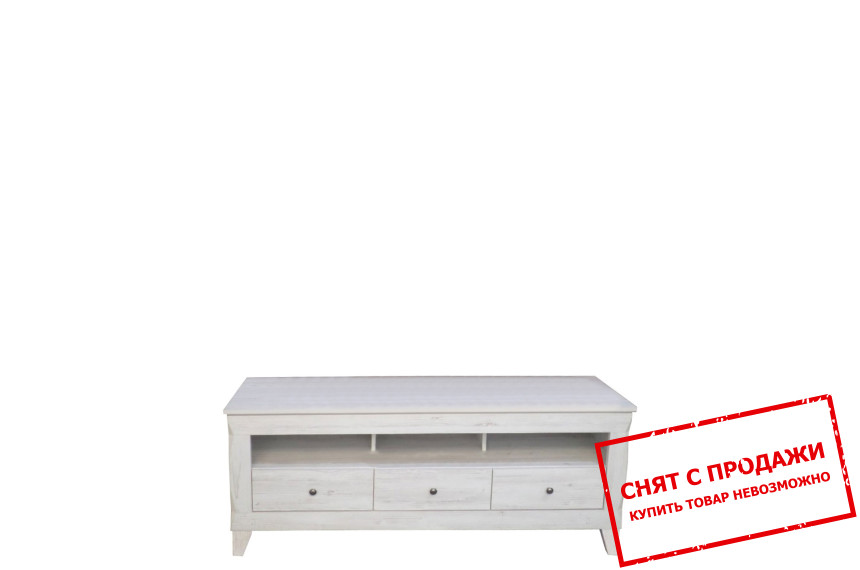 Тумба под ТВ Граф RTV3S Гербор с 3 ящиками Аляска