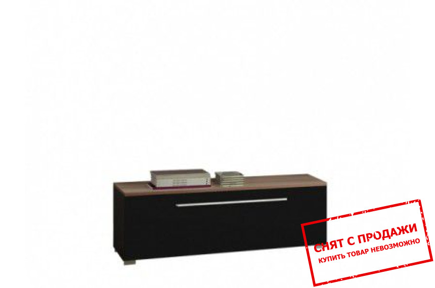 Тумба под ТВ Янг Черный блеск RTV1S/11 БРВ