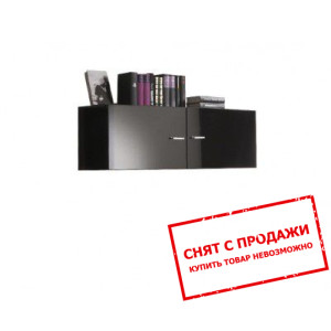 Полка навесная Янг Черный блеск SFW2D/11 БРВ...