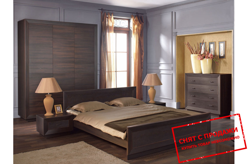 Спальня Ларго Венге 1 БРВ