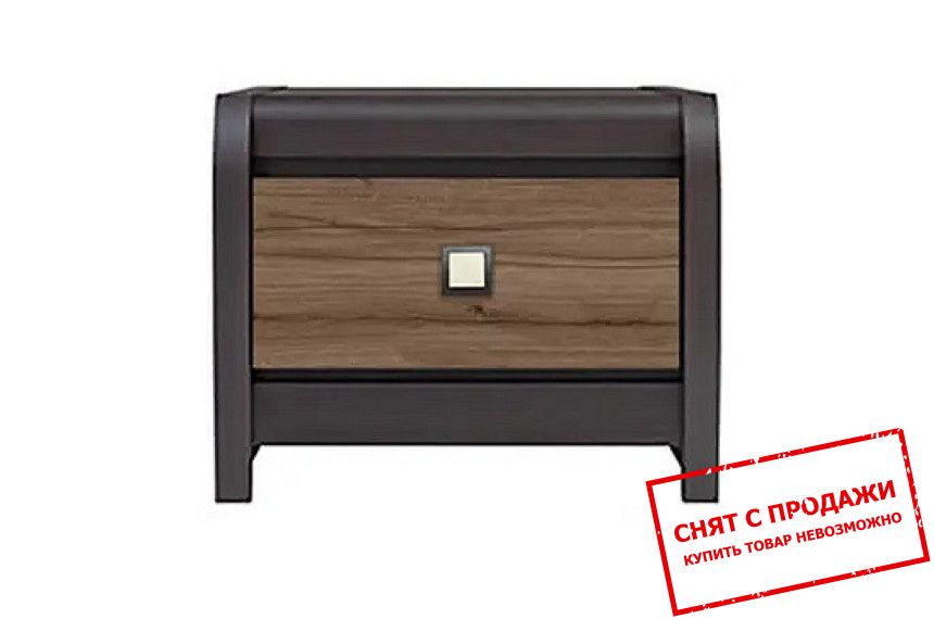 Тумба прикроватная Лорен / Loren KOM1S БРВ с 1 ящиком Венге магия/монтеверде