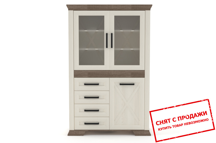 Витрина Марсель REG2W4S1D Гербор