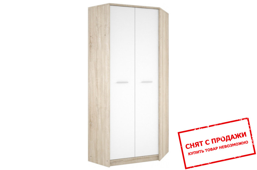Шкаф угловой Непо Дуб сонома/нимфеа альба SZFN2D Гербор